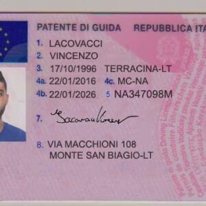 Bleni Patentë Shoferi Autentike Italiane Online