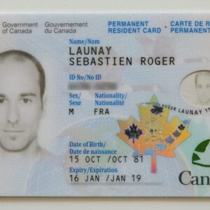 Compre un permiso de residencia permanente canadiense auténtico en línea. Falso.
