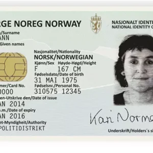 Compre tarjetas de identificación noruegas auténticas en línea